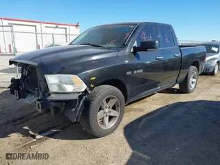 2010 Dodge Ram 1500 SLT with VIN 1D7RB1GT5AS209737, listed as a IAAI auction lot 41413982 with 185,043 mi miles. Bid and sale history available at carsss.com. Image 18.