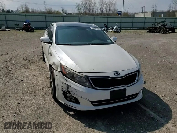 2015 Kia Optima SXL Turbo with VIN 5XXGR4A6XFG369616, listed as a Copart auction lot 54084065 with 155,497 mi miles and Salvage title. Bid and sale history available at DreamBid. Image 14.