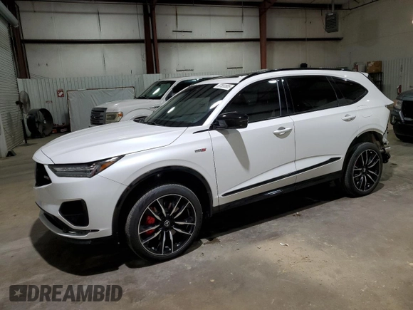 2023 Acura MDX Type S w/Advance Package with VIN 5J8YD8H89PL004140, listed as a Copart auction lot 87893805 with 14,149 mi miles and Salvage Title. Bid and sale history available at carsss.com. Image 1.