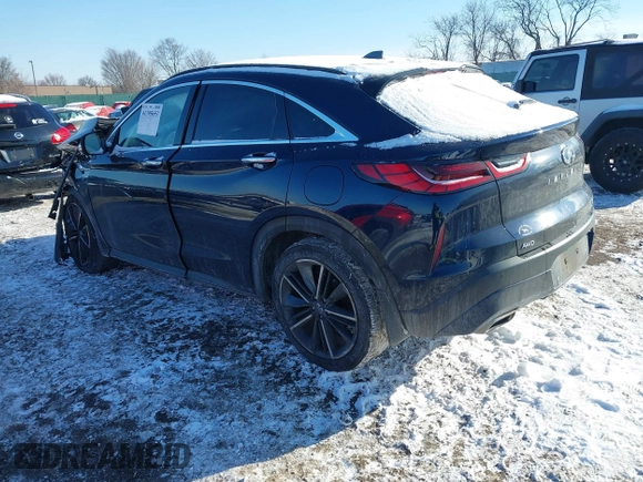 2023 Infiniti QX55 Luxe with VIN 3PCAJ5JR2PF114136, listed as a IAAI auction lot 41395653 with Not provided miles and . Bid and sale history available at DreamBid. Image 3.