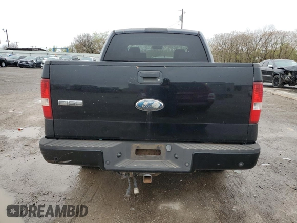 2007 Ford F-150 XLT with VIN 1FTPW14V67KC63990, listed as a Copart auction lot 50881595 with 187,770 mi miles and Salvage Title. Bid and sale history available at carsss.com. Image 6.