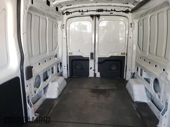 2023 Ford Transit Cargo with VIN 1FTBR1C88PKA57115, listed as a Copart auction lot 52321375 with 48,740 mi miles and Salvage Title. Bid and sale history available at DreamBid. Image 10.