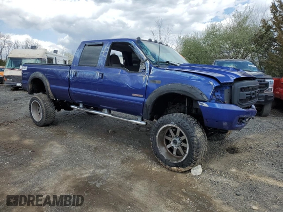 2003 Ford F-350 XL with VIN 1FTSW31P73EC36804, listed as a Copart auction lot 53240905 with Not provided miles and Salvage title. Bid and sale history available at DreamBid. Image 4.