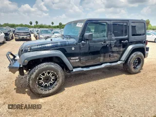 2018 Jeep Wrangler Unlimited Sport S z VIN 1C4HJWDG0JL899680, wystawiony jako Copart lot #58827595 z przebiegiem 162 196 mil mil oraz Czysty tytuł • Clean title. Historia ofert i sprzedaży dostępna na DreamBid. Obrazek 1.