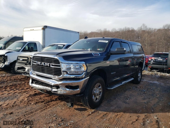 2020 Ram 2500 Big Horn with VIN 3C6UR5DJ3LG139859, listed as a Copart auction lot 83535444 with 80,923 mi miles and Salvage Title. Bid and sale history available at carsss.com. Image 2.