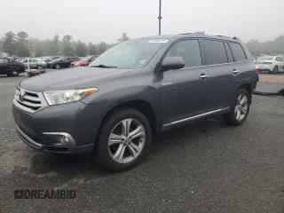 2012 Toyota Highlander Limited with VIN 5TDDK3EHXCS124354, listed as a Copart auction lot 59465315 with 162,166 mi miles and Salvage title. Bid and sale history available at DreamBid. Image 1.