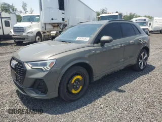 2021 Audi Q3 S line Premium Plus with VIN WA1EECF31M1053794, listed as a Copart auction lot 60934265 with 20,105 mi miles and Salvage title. Bid and sale history available at DreamBid. Image 1.
