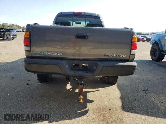 2003 Toyota Tundra SR5 with VIN 5TBBT44113S350760, listed as a Copart auction lot 51687895 with 233,322 mi miles and Salvage Title. Bid and sale history available at DreamBid. Image 6.