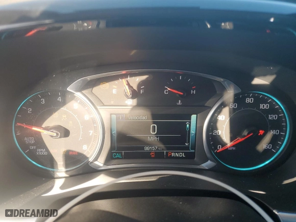 2019 Chevrolet Traverse LT Leather with VIN 1GNEVHKW9KJ298463, listed as a Copart auction lot 46893445 with 99,157 mi miles and Salvage Title. Bid and sale history available at carsss.com. Image 9.
