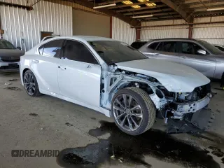 2023 Lexus IS with VIN JTHGZ1B22P5065405, listed as a Copart auction lot 46936285 with 31,971 mi miles and Salvage Title. Bid and sale history available at carsss.com. Image 4.