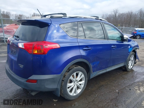 2014 Toyota RAV4 Limited with VIN 2T3DFREV4EW176285, listed as a IAAI auction lot 41819817 with 253,320 mi miles. Bid and sale history available at carsss.com. Image 4.
