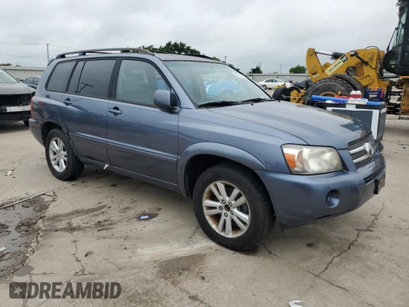2006 Toyota Highlander Hybrid with VIN JTEDW21A460006147, listed as a Copart auction lot 52236155 with 219,630 mi miles and Clean Title. Bid and sale history available at carsss.com. Image 4.