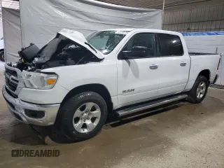 2020 Ram 1500 Big Horn with VIN 1C6SRFFT1LN108385, listed as a Copart auction lot 58172475 with 96,515 mi miles and Salvage title. Bid and sale history available at DreamBid. Image 1.