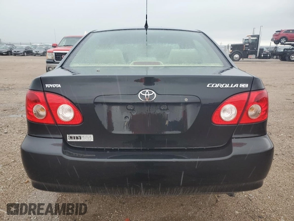 2006 Toyota Corolla CE with VIN JTDBR32E960087866, listed as a Copart auction lot 62020425 with 243,113 mi miles and Clean title. Bid and sale history available at DreamBid. Image 6.