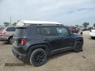 2017 Jeep Renegade Latitude with VIN ZACCJABBXHPF27614, listed as a Copart auction lot 59770505 with 95,981 mi miles and Salvage title. Bid and sale history available at DreamBid. Image 3.
