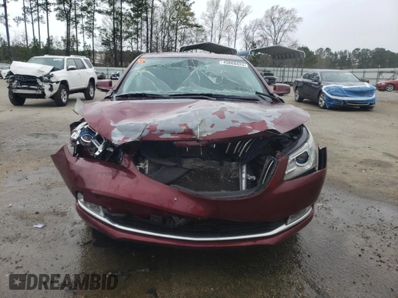 2016 Buick LaCrosse Leather with VIN 1G4GB5G35GF119168, listed as a Copart auction lot 61583625 with Not provided miles and Salvage title. Bid and sale history available at DreamBid. Image 5.