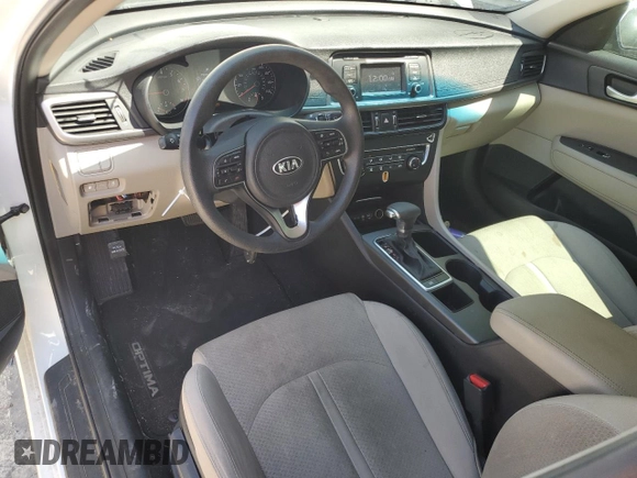 2016 Kia Optima LX with VIN KNAGT4L34G5086877, listed as a Copart auction lot 52037585 with 147,478 mi miles and Salvage Title. Bid and sale history available at carsss.com. Image 8.
