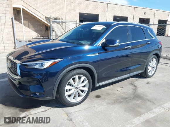 2019 Infiniti QX50 Essential with VIN 3PCAJ5M3XKF117723, listed as a IAAI auction lot 41549979 with 36,044 mi miles and . Bid and sale history available at DreamBid. Image 17.