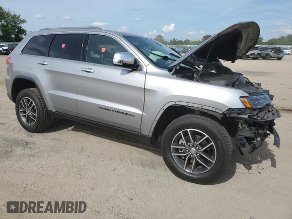 2018 Jeep Grand Cherokee Limited with VIN 1C4RJFBG8JC331247, listed as a Copart auction lot 64181455 with Not provided miles and Non repairable. Bid and sale history available at DreamBid. Image 4.