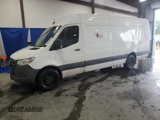 2020 Mercedes-Benz Sprinter Cargo Cargo with VIN W1W4EDHY8LT038877, listed as a Copart auction lot 65962684 with 308,678 mi miles and Salvage Title. Bid and sale history available at DreamBid. Image 1.