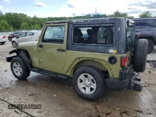 2013 Jeep Wrangler Sport z VIN 1C4AJWAG3DL574449, wystawiony jako Copart lot #58001535 z przebiegiem 35 533 mil mil oraz Szkoda całkowita • Salvage title. Historia ofert i sprzedaży dostępna na DreamBid. Obrazek 2.