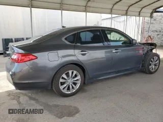 2012 Infiniti M37 with VIN JN1BY1AP4CM332526, listed as a Copart auction lot 53115355 with 90,558 mi miles and Salvage Title. Bid and sale history available at carsss.com. Image 3.