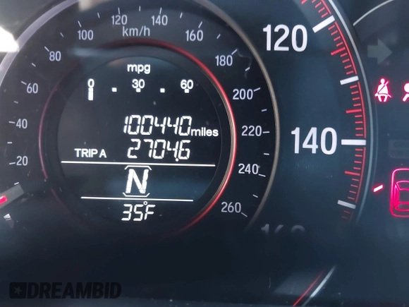 2016 Honda Accord Sport with VIN 1HGCR2F54GA025555, listed as a IAAI auction lot 41578350 with 100,440 mi miles and . Bid and sale history available at DreamBid. Image 15.