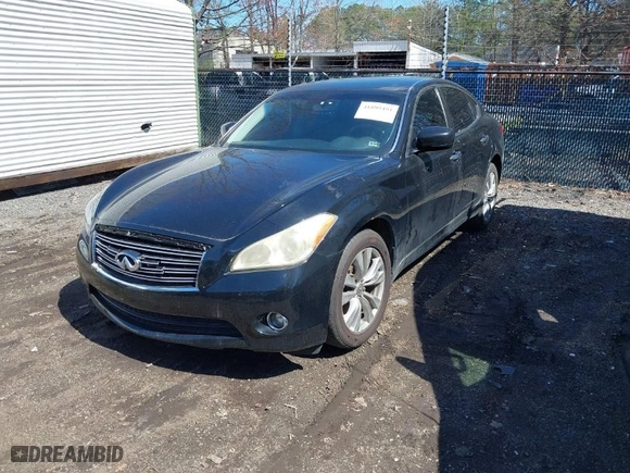 2011 Infiniti M37 with VIN JN1BY1AR4BM376817, listed as a IAAI auction lot 41899491 with 216,754 mi miles. Bid and sale history available at carsss.com. Image 2.