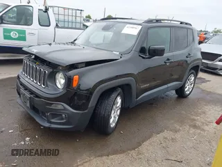 2017 Jeep Renegade Latitude with VIN ZACCJABB9HPE58804, listed as a IAAI auction lot 42100567 with 100,474 mi miles. Bid and sale history available at carsss.com. Image 17.
