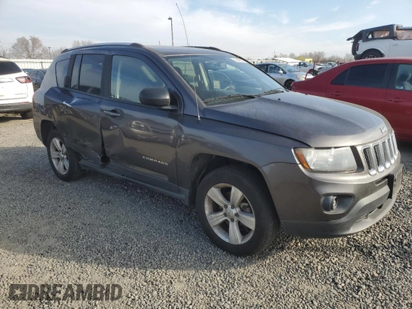 2016 Jeep Compass 75th Anniversary with VIN 1C4NJCBB4GD678224, listed as a Copart auction lot 42440875 with 167,050 mi miles and Salvage Title. Bid and sale history available at carsss.com. Image 4.