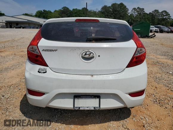 2017 Hyundai Accent SE with VIN KMHCT5AE8HU334420, listed as a Copart auction lot 52504065 with 116,906 mi miles and Non Repairable. Bid and sale history available at DreamBid. Image 6.