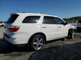 2013 Dodge Durango Citadel with VIN 1C4SDHET2DC668398, listed as a Copart auction lot 52073495 with 236,647 mi miles and Salvage Title. Bid and sale history available at carsss.com. Image 3.