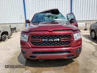 2022 Ram 1500 Big Horn with VIN 1C6SRFFTXNN459671, listed as a Copart auction lot 52813175 with 40,497 mi miles and Salvage Title. Bid and sale history available at carsss.com. Image 5.
