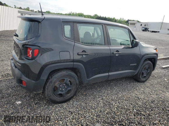 2020 Jeep Renegade Sport with VIN ZACNJAAB1LPL34994, listed as a Copart auction lot 55270595 with 63,343 mi miles and Clean title. Bid and sale history available at DreamBid. Image 3.