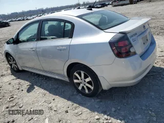 2012 Nissan Sentra SR with VIN 3N1AB6AP2CL711562, listed as a Copart auction lot 49531705 with Not provided miles and Salvage title. Bid and sale history available at DreamBid. Image 2.