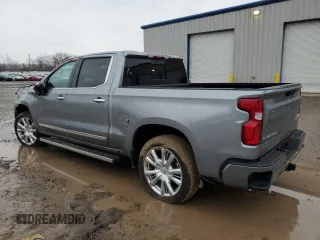 2024 Chevrolet Silverado 1500 High Country with VIN 1GCUDJE82RZ371342, listed as a Copart auction lot 84446434 with 9,839 mi miles and Salvage Title. Bid and sale history available at DreamBid. Image 2.