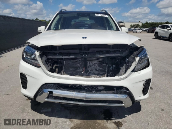 2017 Mercedes-Benz GLS 450 with VIN 4JGDF6EE7HA977726, listed as a Copart auction lot 60707555 with 117,993 mi miles and Salvage title. Bid and sale history available at DreamBid. Image 5.
