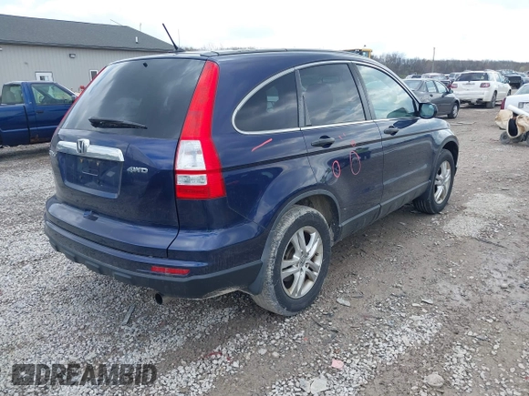 2010 Honda CR-V EX with VIN 5J6RE4H57AL100171, listed as a IAAI auction lot 42011419 with 194,989 mi miles. Bid and sale history available at carsss.com. Image 4.