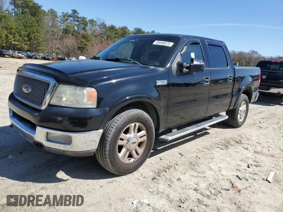 2004 Ford F-150 XLT with VIN 1FTPW14584KB28280, listed as a Copart auction lot 49546875 with 214,808 mi miles and Clean Title. Bid and sale history available at carsss.com. Image 1.