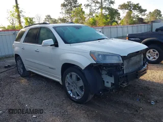 2014 GMC Acadia Denali z VIN 1GKKRTKD4EJ331086, wystawiony jako IAAI lot #41949912 z przebiegiem 198 036 mil mil oraz . Historia ofert i sprzedaży dostępna na DreamBid. Obrazek 1.