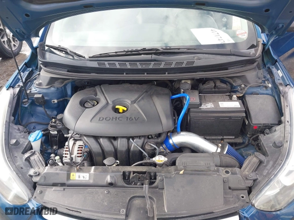 2014 Hyundai Elantra SE with VIN KMHDH4AE0EU057497, listed as a IAAI auction lot 41717476 with 115,030 mi miles. Bid and sale history available at carsss.com. Image 10.