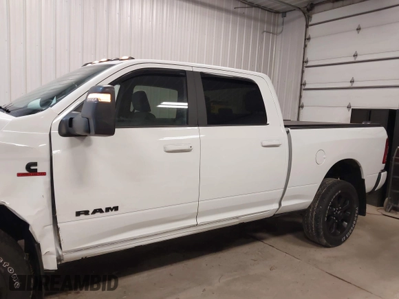 2023 Ram 2500 Big Horn with VIN 3C6UR5DL9PG517240, listed as a IAAI auction lot 41530171 with 22,182 mi miles. Bid and sale history available at carsss.com. Image 15.