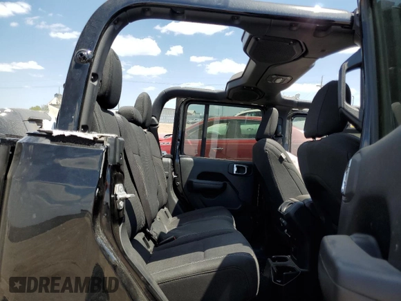 2021 Jeep Gladiator 80th Anniversary с VIN 1C6HJTAG2ML513632, выставлен на аукционе Copart как лот 57140595 с пробегом Не указан миль и Списание • Salvage title. История ставок и продаж доступна на DreamBid. Изображение 11.