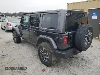 2025 Jeep Wrangler Sahara with VIN 1C4PJXEN9SW526216, listed as a Copart auction lot 86907844 with 921 mi miles and Clean Title. Bid and sale history available at DreamBid. Image 2.
