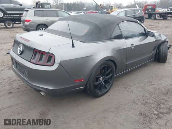 2014 Ford Mustang V6 with VIN 1ZVBP8EM6E5293294, listed as a IAAI auction lot 41463411 with 181,283 mi miles. Bid and sale history available at carsss.com. Image 4.