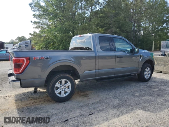 2022 Ford F-150 XL with VIN 1FTFX1E58NFB61927, listed as a Copart auction lot 55233035 with 66,591 mi miles and Salvage title. Bid and sale history available at DreamBid. Image 3.