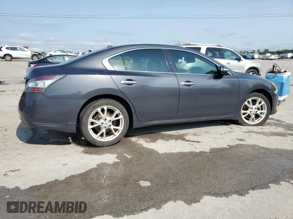 2012 Nissan Maxima S with VIN 1N4AA5APXCC858742, listed as a Copart auction lot 60454885 with 131,611 mi miles and Salvage title. Bid and sale history available at DreamBid. Image 3.