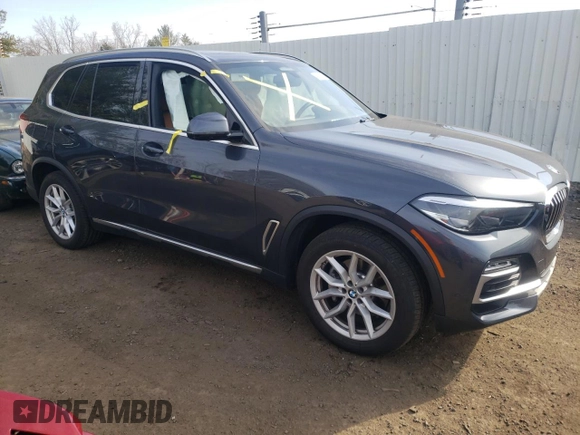 2021 BMW X5 xDrive40i with VIN 5UXCR6C0XM9F38757, listed as a Copart auction lot 46938813 with 0 mi miles. Bid and sale history available at carsss.com. Image 4.