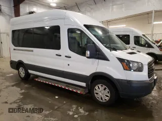 2017 Ford Transit with VIN 1FDZX2XM5HKB32903, listed as a Copart auction lot 87978725 with 208,958 mi miles and Clean Title. Bid and sale history available at DreamBid. Image 4.