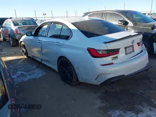 2020 BMW 3 Series M340i with VIN 3MW5U7J05L8B44426, listed as a IAAI auction lot 41299762 with 81,020 mi miles. Bid and sale history available at carsss.com. Image 3.
